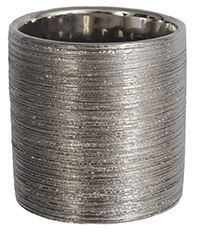 POTTERY 3X3 SILVER