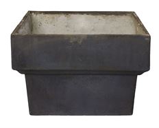 PEDESTAL FAUX STONE 21.5"O 14.5"H