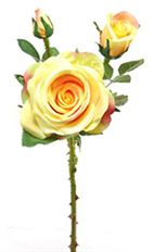 ROSE SPRAY GARDEN 19.5" YELLOW