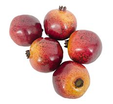 POMEGRANATE 4" 5/BAG RED