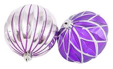 ORNAMENT BALL/ONION 100MM PURPLE