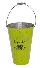 FRENCH DESIGN PAIL 15" LIME
