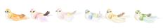 BIRD 3.25" ASSORTED 12/PK