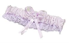 GARTER LACE LT PURPLE