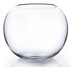 BUBBLE BOWL 8"D CLEAR