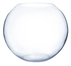 BUBBLE BOWL 19&quot;D CLEAR