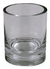 VASE CYLINDER 4"H 4"O CLEAR