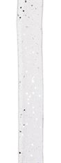 FLASH #3 WHITE/SILVER 25YD RIBBON
