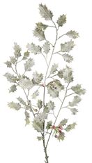HOLLY W/BERRIES 38" SNOW SPRAY 38