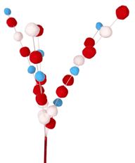 BALL SPRAY 21" CHRISTMAS MAGIC