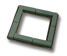 OASIS WREATH SQUARE 18" MACHE