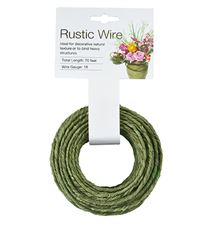 RUSTIC WIRE 18 GAUGE GREEN 70'