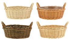 DISHGARDEN 12" ROUND WILLOW ASST