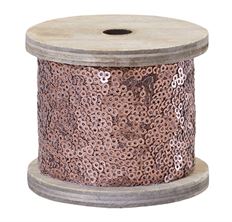 SEQUIN WRAP 2" COPPER MATTE 9.8'