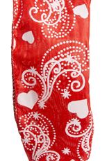 JULIET 40X50Y RED AND WHITE RIBBON