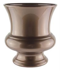 DESIGNER URN 9.5" ANTIQUE BRAS