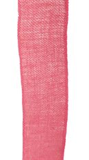 RIBBON 2.5" BURLAP PINK 10YD