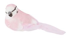 BIRD 4" WITH CLIP PINK 12/PK