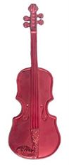 GLITTER VIOLIN RED 9"