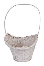 BASKET PRINCESS 4"OPEN WHITE