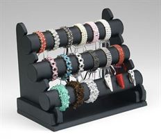 DISPLAY RACK 3 BAR BLK WRISTL