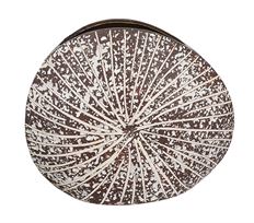 SAND DOLLAR H9.5" D11" MOCHA