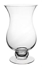 CHARLOTTE VASE 11" CLEAR 4/CS