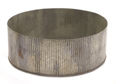 BOWL 10X4" ZINC NORAH