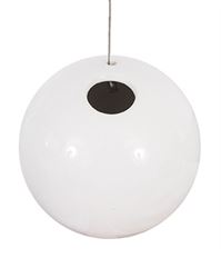 HANGING AERIUM 4" ORB WHITE