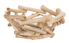 PLANTER 10.25" ROUND WOOD