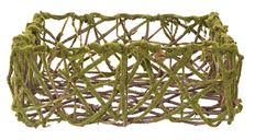 BASKET 4.3" RATTAN 12.2"OPEN