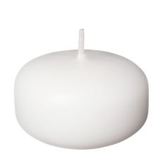 CANDLE FLOAT 2" WHITE 72/CS EVENT