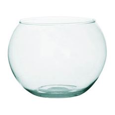 BUBBLE BOWL 8" CLEAR 6/CS