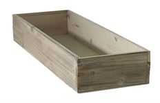 PLANTER WOODLAND 18.25"X6.5"X3" WHI