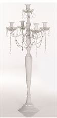 CANDELABRA  NIKKI 40" WHITE